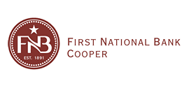 The First National Bank in Cooper