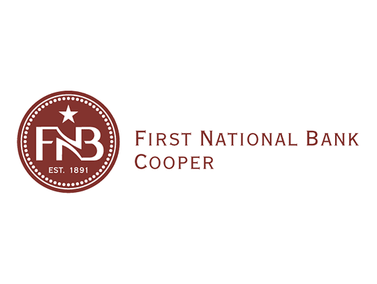 The First National Bank in Cooper